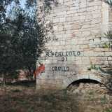 La torre infatti non � accessibile: su tutte le sue pareti campeggia la scritta �pericolo di crollo� 